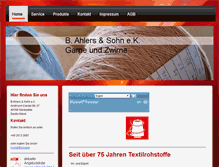 Tablet Screenshot of ahlers-sohn.de